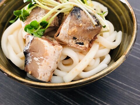 いわし缶まるごと活用☆ぶっかけ冷やしうどん